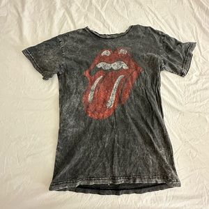 ‼️ $5 — Acid wash Rolling Stones t shirt